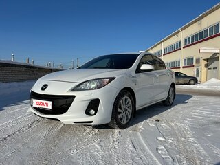 2013 Mazda 3 II (BL) Рестайлинг, белый, 1050000 рублей, вид 1