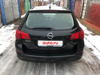 2012 Opel Astra J Рестайлинг, чёрный, 800000 рублей, вид 3
