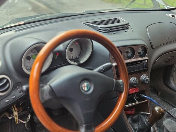 2001 Alfa Romeo 156 I, серебристый, 170000 рублей - вид 6