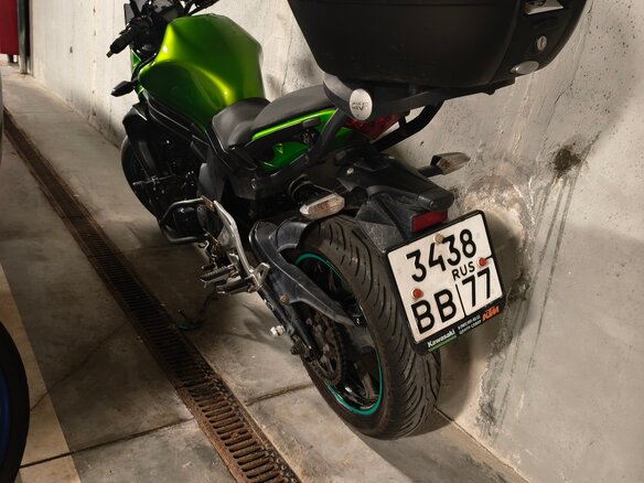 2013 Kawasaki ER-6N, зелёный, 360000 рублей - вид 11