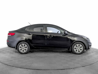 2017 Kia Rio III Рестайлинг, чёрный, 1140000 рублей, вид 4