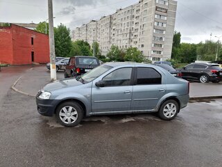 2012 Renault Logan I Рестайлинг, синий, 220000 рублей, вид 1