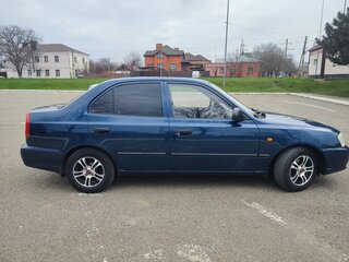 2007 Hyundai Accent ТагАЗ II, синий, 499999 рублей, вид 2