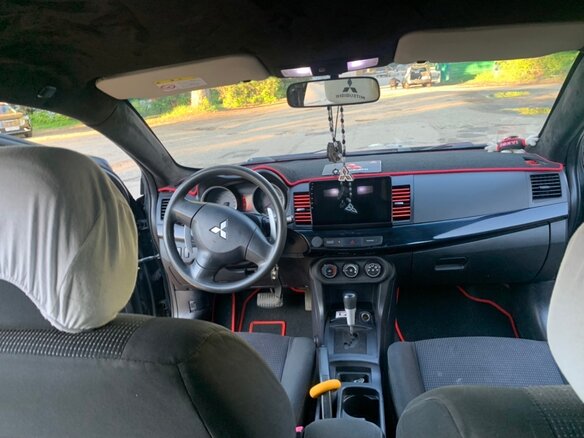 2008 Mitsubishi Lancer X, чёрный, 540000 рублей - вид 10