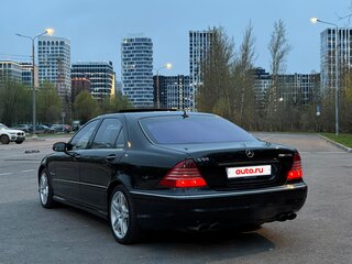 2004 Mercedes-Benz S-Класс AMG 55 AMG Long I (W220) Рестайлинг, чёрный, 1950000 рублей, вид 5