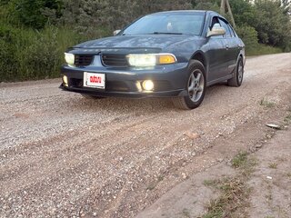 2002 Mitsubishi Galant VIII Рестайлинг, синий, 190000 рублей, вид 3