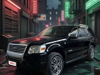 2008 Ford Explorer IV, чёрный, 1360000 рублей, вид 2