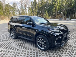 2019 Lexus LX 570 III Рестайлинг 2, чёрный, 8600000 рублей, вид 4