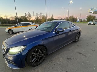 2020 Mercedes-Benz C-Класс 180 IV (W205) Рестайлинг, синий, 3900000 рублей, вид 5