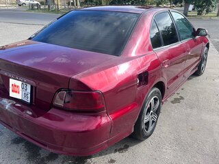 2003 Mitsubishi Galant VIII Рестайлинг, красный, 145000 рублей, вид 3