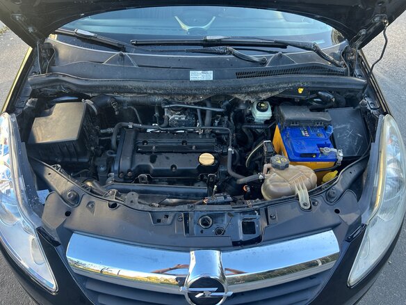 2008 Opel Corsa D, чёрный - вид 8