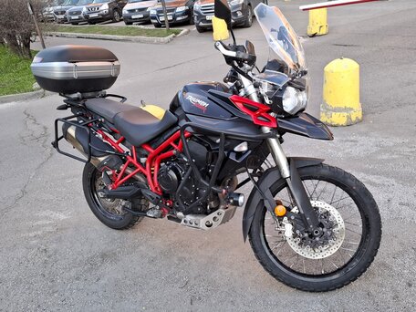 2014 Triumph Tiger 800, красный, 600000 рублей, вид 4