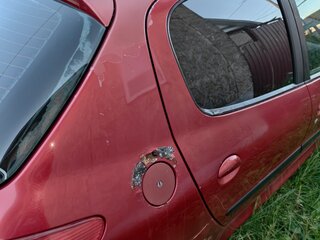 2003 Peugeot 206, красный, 100000 рублей, вид 4