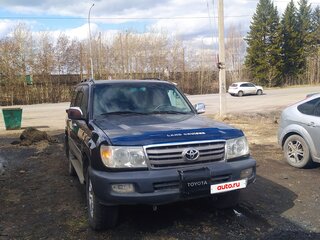 2007 Toyota Land Cruiser 105 100 Series Рестайлинг 2, чёрный, 2550000 рублей, вид 2