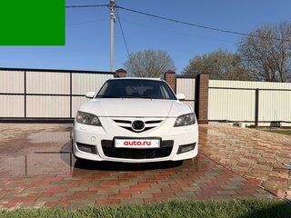 2008 Mazda 3 5-speed I (BK) Рестайлинг, белый, 540000 рублей, вид 2