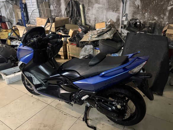 2009 Yamaha TMAX, синий, 450000 рублей - вид 3