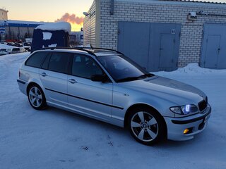 2003 BMW 3 серии 330xd IV (E46) Рестайлинг, серебристый, 850000 рублей, вид 4
