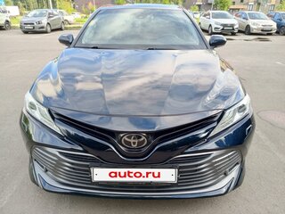 2019 Toyota Camry VIII (XV70), синий, 2300000 рублей, вид 4