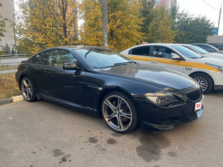 2007 BMW 6 серии 650i II (E63/E64), чёрный, 1150000 рублей, вид 5