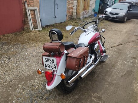 2001 Yamaha XVS400 Drag Star, белый, 350000 рублей, вид 2