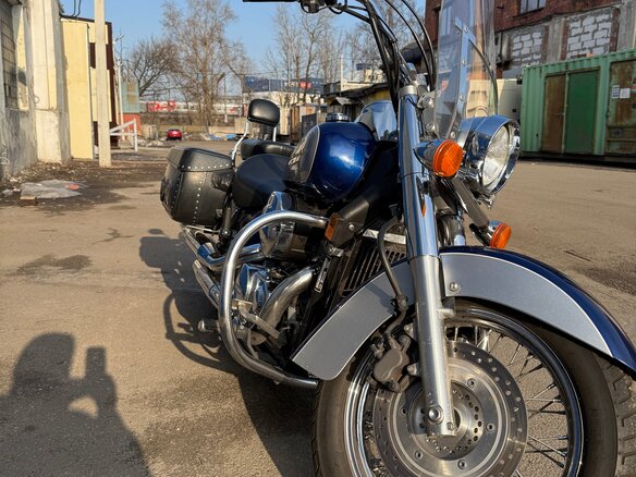 2009 Honda Shadow 750, синий