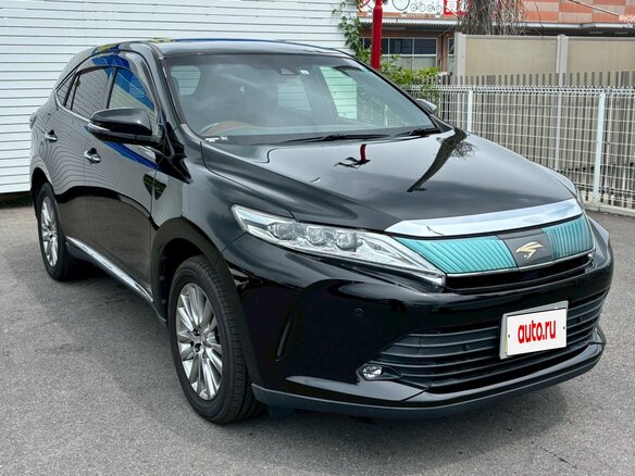 2019 Toyota Harrier III (XU60) Рестайлинг, чёрный, 1879000 рублей - вид 2