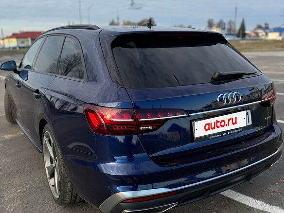 2022 Audi A4 40 TDI V (B9) Рестайлинг, синий, 4500000 рублей - вид 6