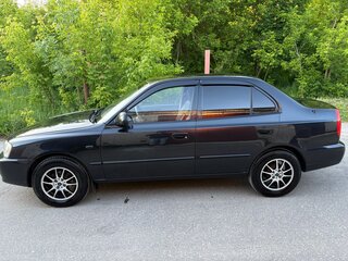 2008 Hyundai Accent ТагАЗ II, чёрный, 420000 рублей, вид 5
