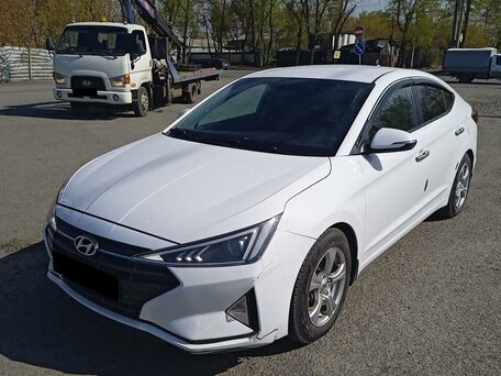 2019 Hyundai Elantra VI (AD) Рестайлинг, белый, 1110000 рублей, вид 1