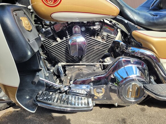 1994 Harley-Davidson Electra Glide, бежевый, 930000 рублей - вид 5