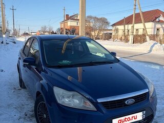 2010 Ford Focus II Рестайлинг, синий, 380000 рублей, вид 1