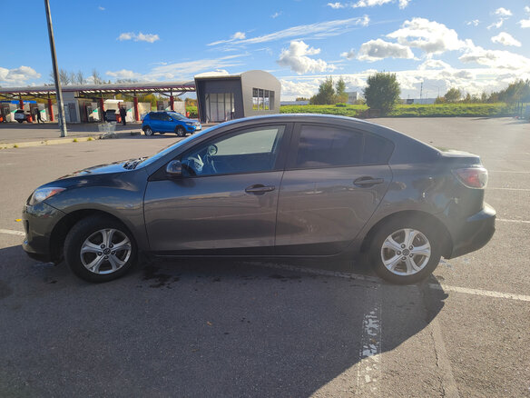 2012 Mazda 3 II (BL) Рестайлинг, серый - вид 3