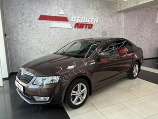2015 Skoda Octavia III (A7), коричневый, 1465000 рублей, вид 1