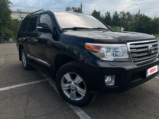 2012 Toyota Land Cruiser 200 Series Рестайлинг 1, чёрный, 3320000 рублей, вид 4