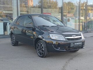 2013 Lada (ВАЗ) Granta I, чёрный, 469000 рублей, вид 3