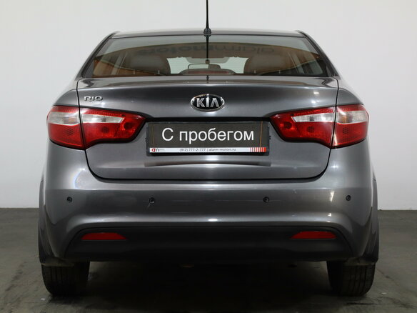2014 Kia Rio 6-speed III, серый, 749000 рублей - вид 4