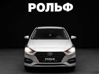 2017 Hyundai Solaris II, серебристый, 1390000 рублей, вид 3