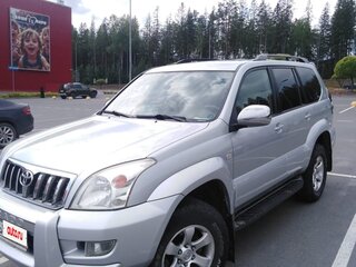 2003 Toyota Land Cruiser Prado 120 Series, серебристый, 1850000 рублей, вид 1