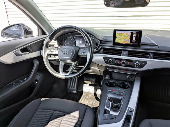 2018 Audi A4 V (B9), синий, 1530000 рублей - вид 10