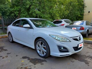 2010 Mazda 6 II (GH) Рестайлинг, белый, 950000 рублей, вид 2