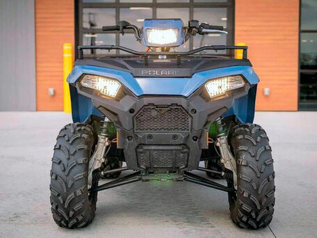 2026 Polaris Sportsman 450, голубой, 616600 рублей, вид 5