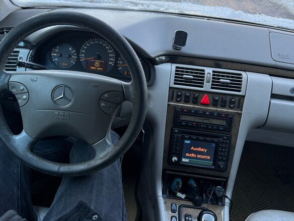 1999 Mercedes-Benz E-Класс 320 II (W210, S210) Рестайлинг, чёрный, 670000 рублей - вид 10