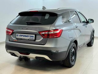 2018 Lada (ВАЗ) Vesta SW Cross I, серый, 810000 рублей, вид 4