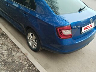 2018 Skoda Rapid I Рестайлинг, синий, 1450000 рублей, вид 4