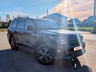 2013 Toyota Land Cruiser 200 Series Рестайлинг 1, чёрный, 3450000 рублей, вид 1