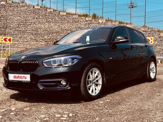2015 BMW 1 серии 118i II (F20/F21) Рестайлинг, чёрный, 1560000 рублей, вид 1