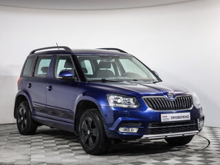 2014 Skoda Yeti I Рестайлинг, синий, 888888 рублей, вид 3