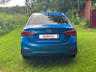 2017 Hyundai Solaris II, синий, 1260000 рублей, вид 5