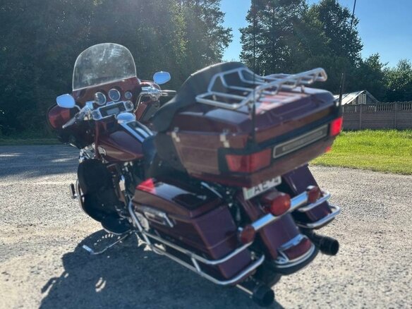 2008 Harley-Davidson Electra Glide, красный, 680000 рублей - вид 8