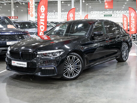 2018 BMW 5 серии 530i xDrive VII (G30/G31/G38), чёрный, 3510000 рублей, вид 1